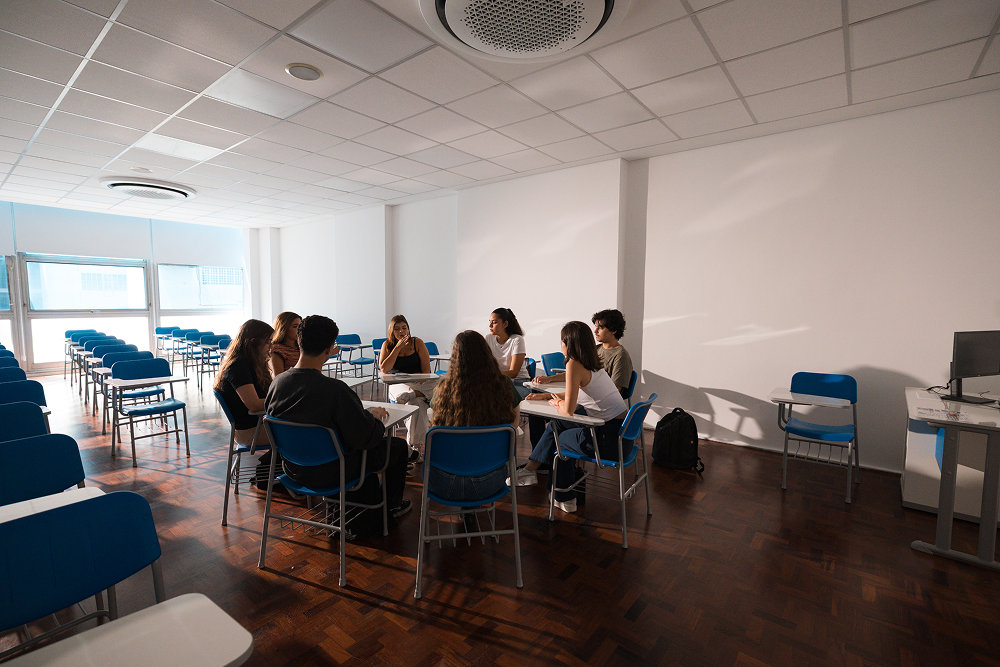 Atividade acadêmica na Faculdade Cásper Líbero